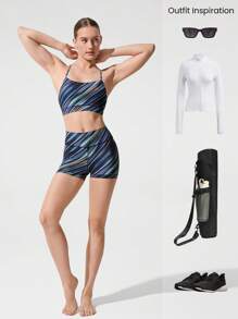 GLOWMODE FeatherFit™ Square Neck Y-Back Bra - Multicolor - View 6