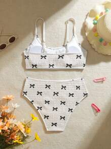 SHEIN Floral Print Bikini Set, Holiday Style Swimsuit - Multicolor - View 2