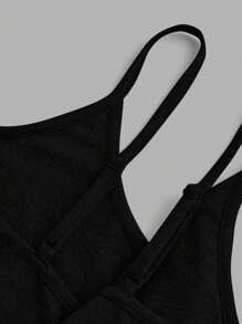 SHEIN EZwear 4 件套女士短款紧身休闲背心，适合夏季 - 彩色 - 查看 7