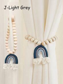 1 dây buộc rèm cửa từ tính cầu vồng có dây đeo hạt, trang trí rèm cửa cho phòng khách, phòng ngủ, nhà bếp, phòng ăn, quà tặng sinh nhật, tốt nghiệp - Nhiều màu - Xem 8
