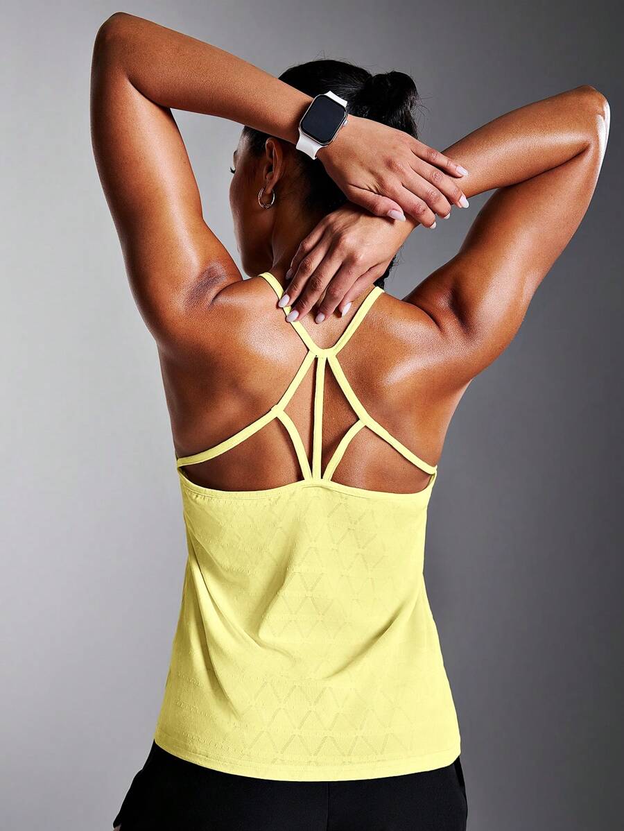 Powerista Magliette e canotte sportive di moda monocromatiche, adatte per l'estate