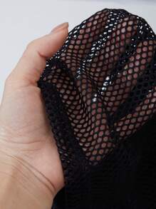 SHEIN Set Pakaian 3 Potong untuk Remaja Perempuan: Atasan Pendek Lengan Panjang Kerah Bulat dan Celana Panjang - MultiWarna - View 6