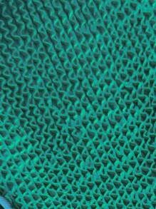 Swim Chiccia Damen Sommer Strand einfarbige Jacquard Material Spaghetti-Träger Metallschalendekor Sexy Bikini-Set - Grün - Übersicht 3