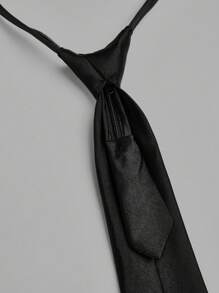 Lyrianda 女士商务休闲时尚衬衫（配领带）、修身版型、七分袖、多用途办公装 - 白色 - 查看 8