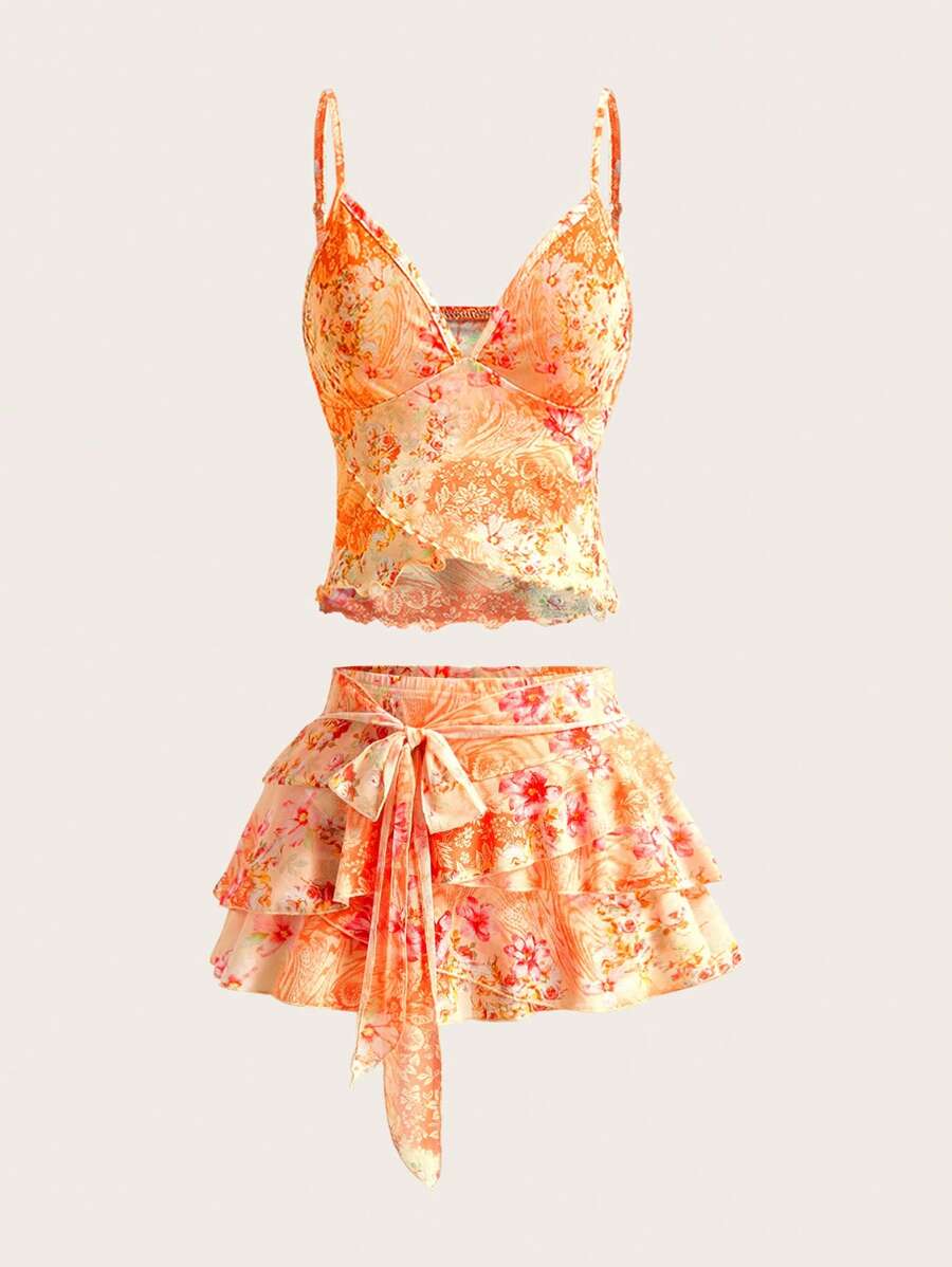 Sweetina Women Two Pieces Outfits For Daily Wear - Multicolor - View 1