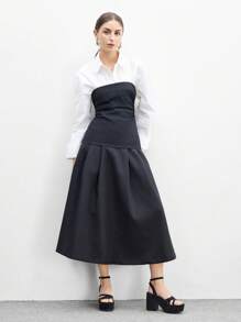 CUCCOO BIZCHIC High Platform Chunky Heel Sandals Elegant Basics Business Casual Business Chic Spring Shoes Spring Break Easter For Christmas - Black - View 3