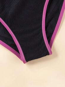SHEIN 女士日常休闲舒适罗纹内裤 - 彩色 - 查看 4