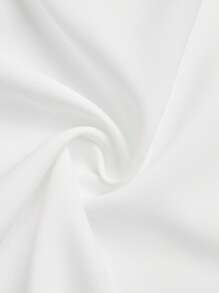 Lyrianda 女士商务休闲时尚衬衫（配领带）、修身版型、七分袖、多用途办公装 - 白色 - 查看 7