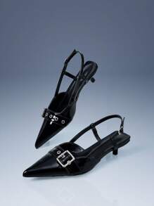 Cuccoo CUCCOO GRLICON Women's Y2K Punk Style High Heel Pumps, Suitable For Motorcycle, Cool Girl, Halloween, Christmas, Party Outfits