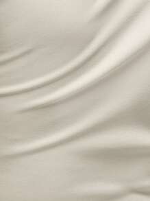 SHEIN Unity Sexy verdrehtes Trägertop, Straßen-Modedesign, geeignet für den Sommer - Hellgrau - Übersicht 7