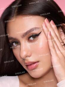 SHEGLAM On Fleek Long Lasting Liquid Eyeliner-Black Sweat-Proof Matte Eyeliner Pencil Ultra-Fine No Smudge Silky Smooth Easy To Use Eyeliner Kohl,Kajal,Henna Brand Beauty Makeup Face Paint Cosmetic For Women Girls Perfect For Winter Spring Ideal For Y2K Fancy Fashion Suitable For Birthday Gift Party Ready Best Color - Black - View 3