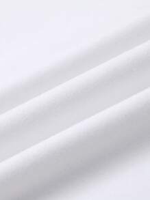 INAWLY 女士字母水果印花不对称领休闲T恤，夏季