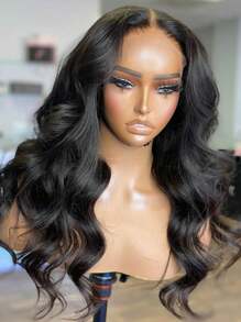 5x5 预拔无胶蓬松波浪假发 预剪透明蕾丝闭合假发 16-30 英寸 180% 密度预漂白结卷发雷米真人发假发 - SNatural - 查看 5