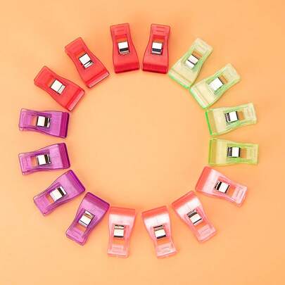 20 chiếc kẹp may nhiều màu, kẹp may đa năng, kẹp may bằng nhựa định vị, kẹp vải, kẹp chần bông cao cấp cho dụng cụ thủ công, kẹp chần bông, kẹp nhựa để làm đồ thủ công, kẹp may, kẹp may, phụ kiện dụng cụ may quà tặng Giáng sinh cho ngày lễ