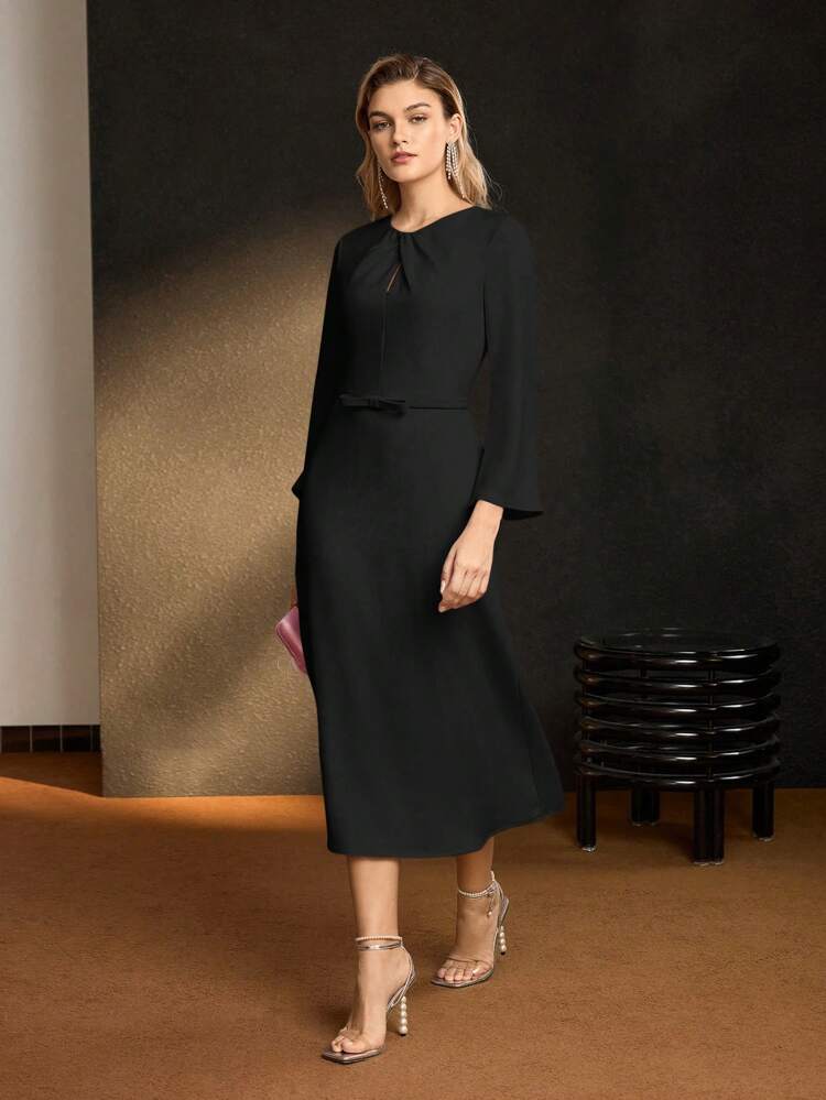 MOTF Soiréza TWIST ZIPPER DRESS