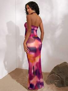 Opulessa 女士日常两件套服装 - 紫色 - 查看 2