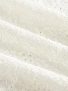 大码女式杏色拼接波西米亚长裙配腰带，复古度假浪漫 - 杏色 - 查看 4