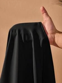 Slaydiva 大码纯色不对称下摆休闲长裙，适合海滩、波西米亚风、节日、狂欢、复活节、老钱风格、乡村音乐会、外出、童话风、度假、西部风格