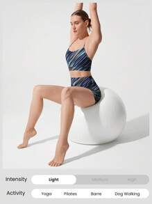 GLOWMODE FeatherFit™ Square Neck Y-Back Bra - Multicolor - View 5