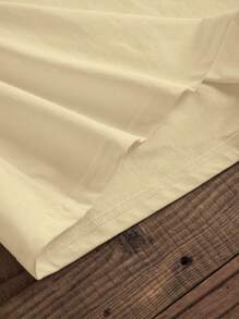 Manfinity Joysei 男士浅黄色针织圆领短袖T恤 - 黃色 - 查看 5