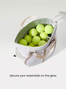GLOWMODE Mochila para raquetes com alças ajustáveis de 19L para quadra, armazenamento multicamadas, tênis, golfe, uso casual diário