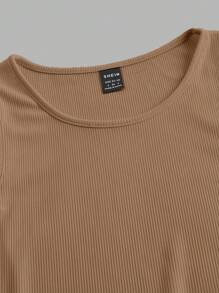SHEIN EZwear Bộ 4 áo crop top gợi cảm cho nữ, phù hợp cho mùa hè - Nhiều màu - Xem 11