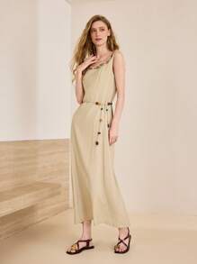 MOTF PREMIUM OPEN TOE CRISS CROSS FLAT SANDALS FOR CHRISTMAS - Burgundy - View 10