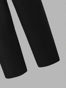 SHEIN 2pcs/Set Teen Boy Gentleman Set - Embroidered Fitted Suit Jacket + Stylish Long Pants, Elegant, , Luxurious Formal Outfit Suitable For Birthday Party, Evening Event, Performance, Hosting, Wedding Season - Birthday, Wedding, Graduation, Wedding, Wedding Guest, Pageboy, Ring Boy
