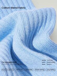 GLOWMODE 3 Pairs Socks Soft Ventilated Mesh With Embroidered Logo Gym Workout Daily - Multicolor - View 3