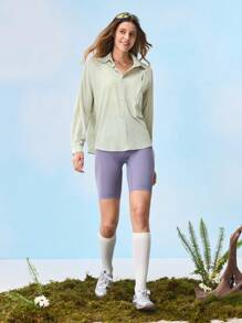 In My Nature 1pc Women's Outdoor Casual Shirt For Camping, Hiking, City Commute