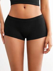 Ocili Bộ 5 quần lót dệt kim liền mạch Hipster dành cho nữ - màu đen - Xem 2