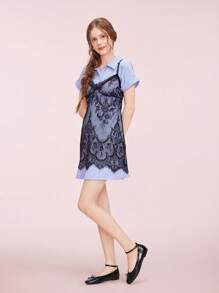 CUCCOO DOLLMOD Women's Bow Decor Fashion Cute Ballet Flats - Black - View 10