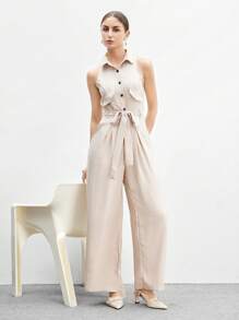 CUCCOO BIZCHIC 女士时尚黑色尖头粗中跟鞋度假鞋夏季促销优雅基础款商务休闲商务时尚圣诞节秋季新年假期 - 杏色 - 查看 2