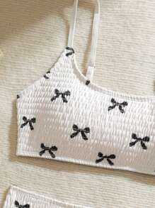 SHEIN Floral Print Bikini Set, Holiday Style Swimsuit - Multicolor - View 5