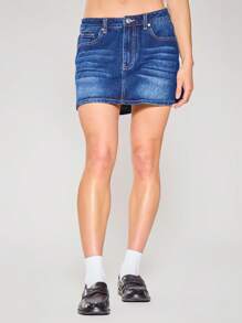 MUSERA Low Rise Denim Mini Skirt Spring Summer Cute Vacation 90's Y2k  Fall Autumn Evening Party Elegant Christmas