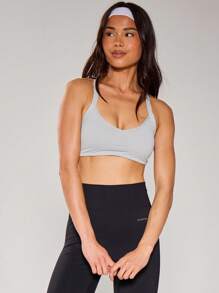 Musera Sport Women Sports Bras, For Padel, Tennis, Pickleball Gym Fitness - Grey - View 5