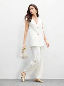 CUCCOO BIZCHIC Women's Fashion Light Gold Mirror Metallic Mary Jane Shoes, Simple Strap Back Flats For Commuting, Date, Party, Holiday Spring Shoes Spring Break Easter For Christmas - Rose Gold - View 2