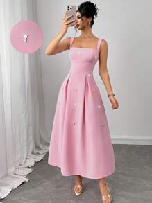 Firerie Vestidos midi para mujer, modestos