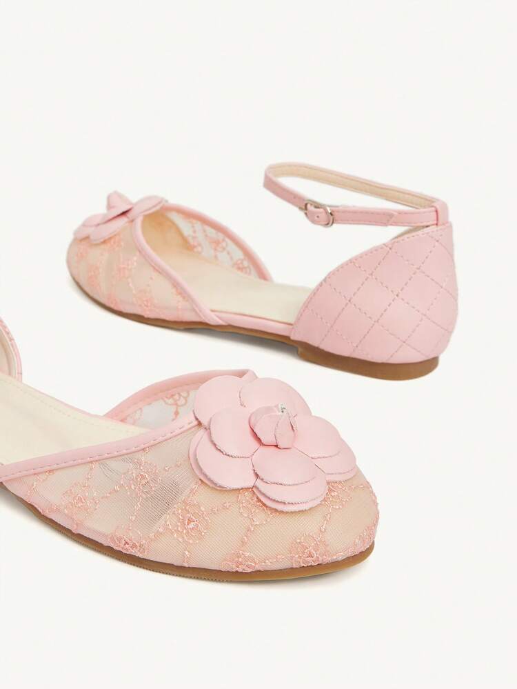 CUCCOO CHICEST Women's Comfortable Round Toe Elegant Flower Print Flat Slip-On Shoes