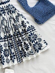 Women Midi Dresses - Multicolor - View 4