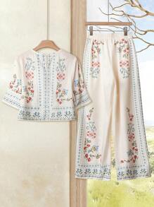 Rusticease 女士日常两件套服装