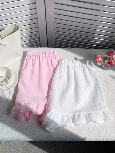 Comfortcana Plus Size Women's Solid Color Casual Shorts, Spring/Summer