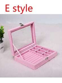 Transparent Acrylic Jewelry Storage Box, Storage Containers,3-Layer Drawer Type Jewelry Case, Organizer For Earrings, Rings, Necklaces, Bracelets And Pendants. Suitable For Bathroom, Desktop, Dressing Table And Bedroom. - Multicolor - View 9