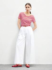 CUCCOO BIZCHIC 女士时尚红色玛丽珍后带低跟鞋舒适方头鞋、毕业舞会高跟鞋、适合夏季圣诞节秋季新年假期 - 紅色 - 查看 10