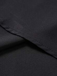 Manfinity AFTRDRK 男士单排扣复古印花休闲长袖衬衫，男士设计师衬衫，黑色设计衬衫，男士时尚衬衫，秋季