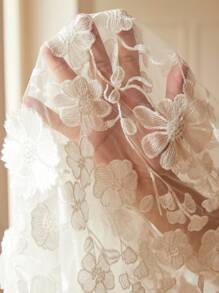 Aveloria Rosie Layered Flower Textured Luxury Sleeveless Dress For Women Elegant Fashionable Style All Over Print For Summer Spring Fall Autumn