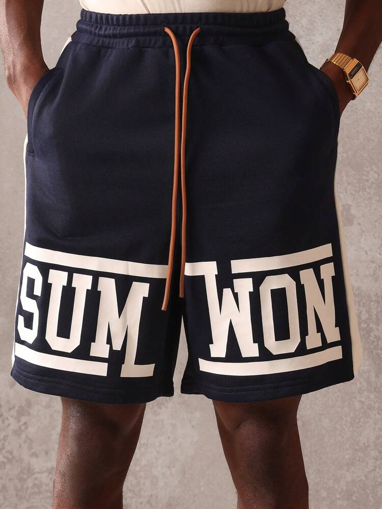 Luźne spodenki do koszykówki z obniżonym krokiem