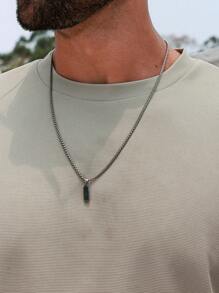 Manfinity Homme Men's Plus Size Solid Color Crew Neck Short Sleeve T-Shirt And Shorts Casual Suit - Khaki - View 3