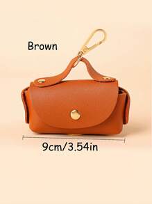 现货户外皮革马桶拾便器/便携式宠物便袋分配器/跨境多色狗屎袋/多色