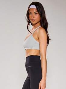 Musera Sport Women Sports Bras, For Padel, Tennis, Pickleball Gym Fitness - Grey - View 4